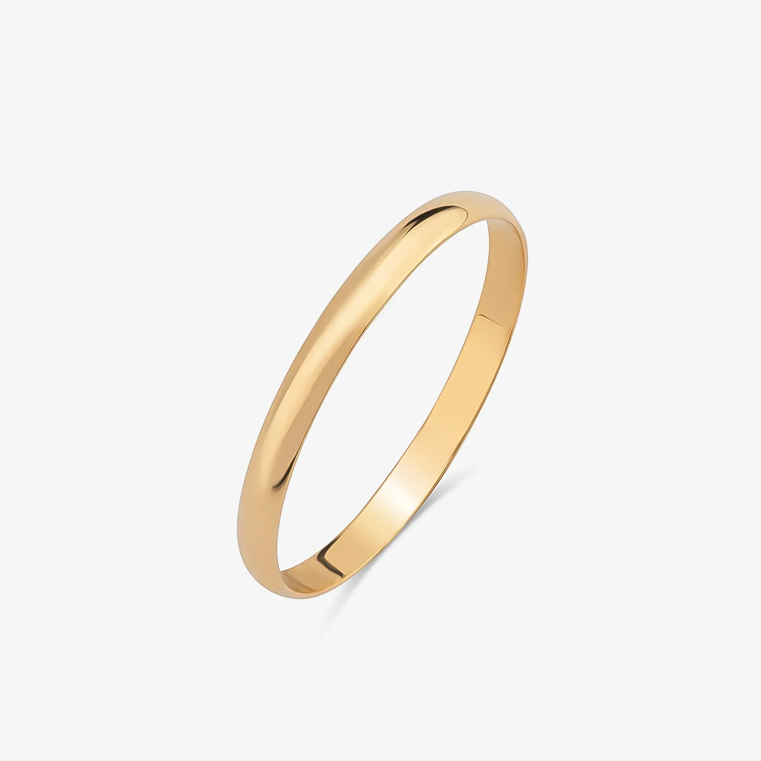 Aliança em Ouro Amarelo 18k - 2 mm